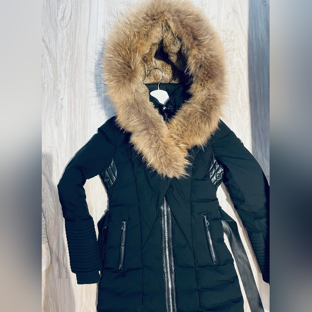 Like new - WOMENS RUDSAK MODA BLACK/NATURAL FUR XS - Picture 10 of 11